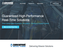 Tablet Screenshot of concurrent-rt.com